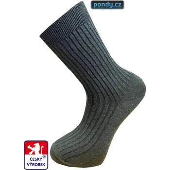 Pánské ponožky Ponožky pracovní i vycházkové ŽEBRO G51 46-47 Zelená