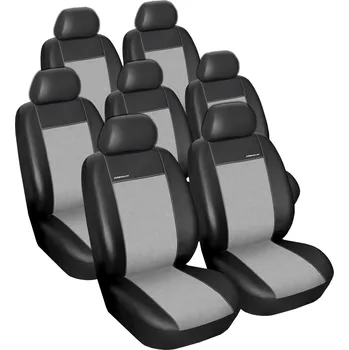 Potah sedadla AutoMega Autopotahy Ford Galaxy III 2006- 7 míst šedé