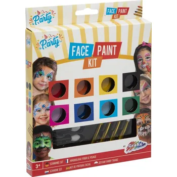 Výtvarná barva Craft Creative - Barvy na obličej 16 ks - 1000 g