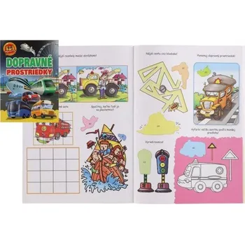 Bystrá hlava Aktivity Dopravné prostriedky 101 so samolepkami SK verzia 21x30cm