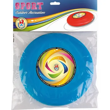 plyšák Androni Házecí disk - průměr 23 cm, modrý