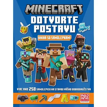 Bystrá hlava Minecraft - Dotvorte postavu - Kniha so samolepkami