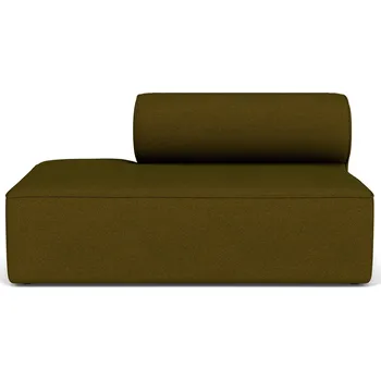 Audo Copenhagen, Levý koncový díl pro modulární pohovku Eave 96 x 144 cm tmavě zelený - Formadore