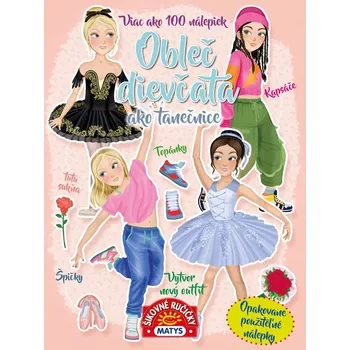 omalovánky Obleč dievčatá ako tanečnice