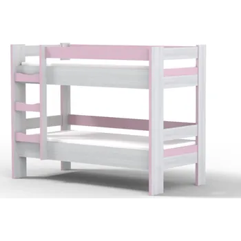 Postel Patrová postel CASPER Barevné CER - CREME RŮŽOVÁ