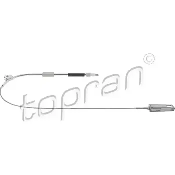 Lanko parkovací brzdy TOPRAN Tažné lanko parkovací brzdy TPR 407 781