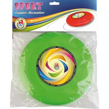 plyšák Androni Házecí disk - průměr 23 cm, zelený