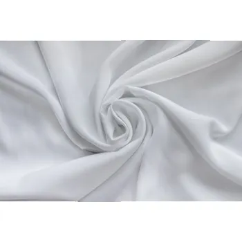 Viskoza košilová BÍLÁ - metrový textil - Bílá, 140 cm