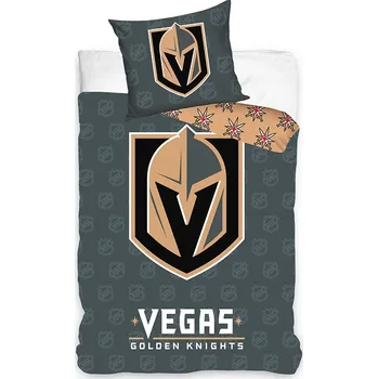 Povlečení Hokejové povlečení NHL Vegas Golden Knights Shields Velikost: 135x200 + 80x80 cm