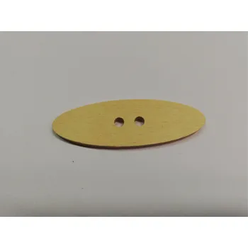 Knoflík Dřevěný knoflík výřez - ovál