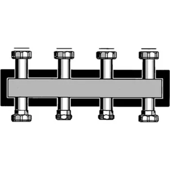 rozdělovač topení Rozdělovač Cosmo pro 2 topné okruhy 1" s izolací, bez konzolí