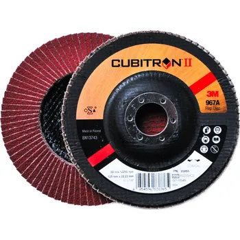 Brusný kotouč Lamelový kotouč kónický 125x22,2 mm 3M Cubitron II 967A, P60