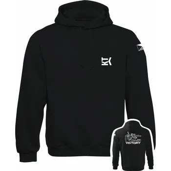 Pánská mikina Mikina s kapucí KT Ghost - černá