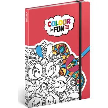 Notes - Omalovánkový, linkovaný, 13 x 21 cm