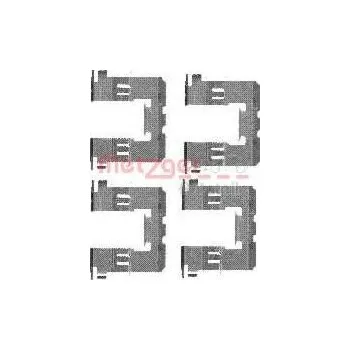 Přislušenství brzdového systému METZGER Sada příslušenství obložení kotoučové brzdy MTG 109-1721