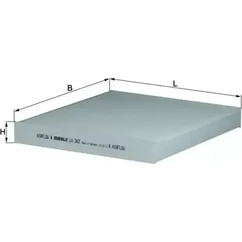 Kabinový filtr KNECHT Filtr vzduchu v interiéru KNC LA 343