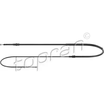 Lanko parkovací brzdy TOPRAN Tažné lanko parkovací brzdy TPR 115 122