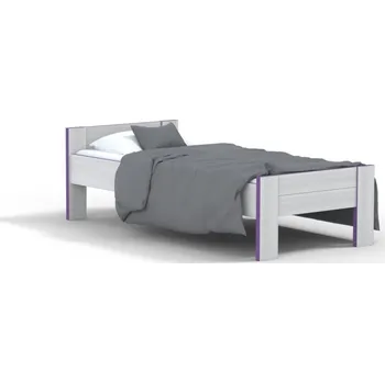 Postel Dětská postel CASPER Barevné CEF - creme fialová