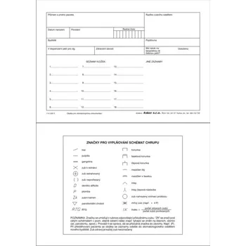 Obálka Asker Obálka na stomatologickou dokumentaci