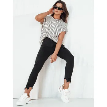 Dámské džíny Dámské kalhoty DSTREET FAROL ČERNÁ s29