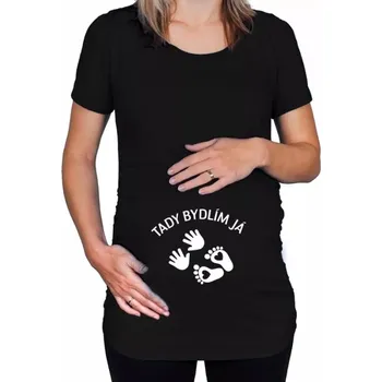 Divja Tričko - Těhotenské - Tady bydlím já