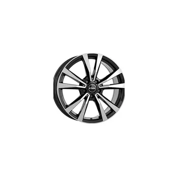 Alu kolo RIAL M12 Skoda 8x19 5x112 ET20.00 černá lesklá + leštění