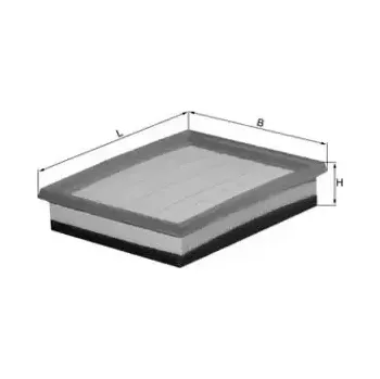 Vzduchový filtr KNECHT Vzduchový filtr KNC LX 1036/2