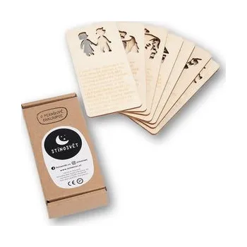 Pohádka O perníkové chaloupce Prosvěcovací kartičky