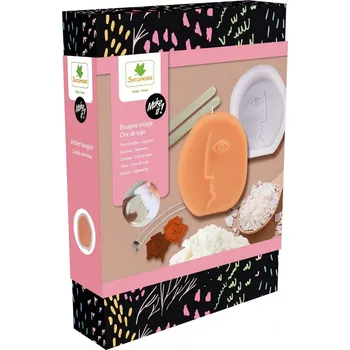 Výtvarná sada Make it! - svíčky ze sojového vosku - obličeje