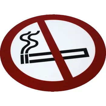 Set školních potřeb djois podlahová značka kulatá - Zákaz kouření, Ø 430 mm, 1 ks
