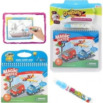 omalovánky Kouzelné malování vodou Dopravní prostředky