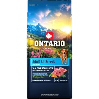 Krmivo pro psa Ontario Adult All Breeds Monoprotein Tuna & Sweet Potatoes&nbsp;20kg 2 pytle (2x20 kg)