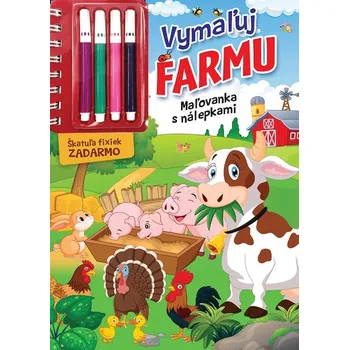 omalovánky Vymaľuj farmu
