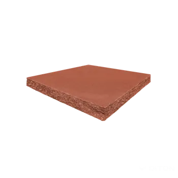 Příslušenství pro plot Diton Stříška plotová ZD 450×450×50 mm sloupková štípaná červená (48)