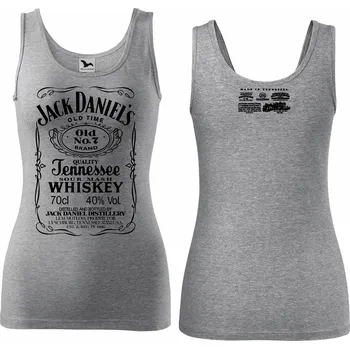 Tílko Jack Daniel's Druh: Dámské, Barva: Šedá, Velikost: XL