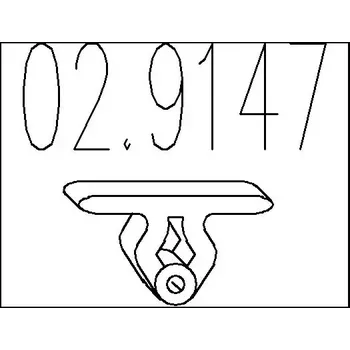 Tlumič výfuku MTS Zarážka tlumiče výfuku MTS 02.9147