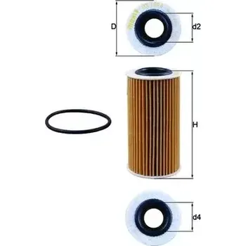 Olejový filtr MAHLE Olejový filtr MAO OX 1076D