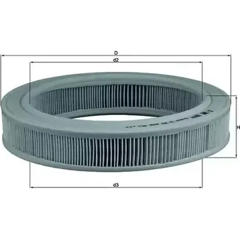 Vzduchový filtr KNECHT Vzduchový filtr KNC LX 203