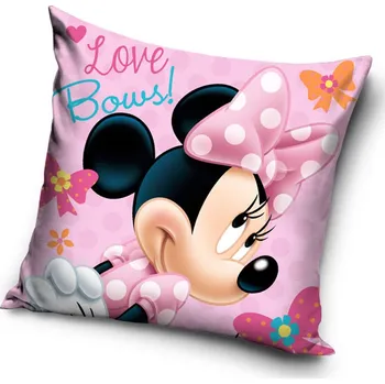 Dětský polštářek Minnie Love Bows