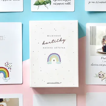 Osobní rozvoj Mementerra Milníkové kartičky miminka