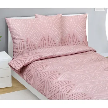 Povlečení Povlečení bavlněný satén Starorůžová BX1001356 - 140x220, 70x90 cm