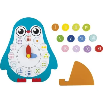 Dřevěná hračka Playtive Dřevěné naučné hodiny