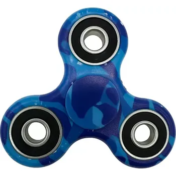 Gadget Fidget Spinner, 4ložiskový Maskáč modrý
