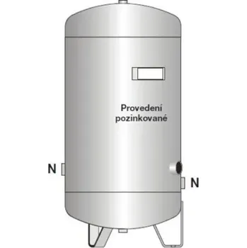 Expanzní nádoba Nádoba expanzní pozinkovaná bez vaku Refix ZLS 100/10