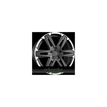 Alu kolo DIEWE GREZZO 8,5x16 ET42.00 nero machined - schwarz matt frontpoliert