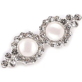 Ozdobné zapínání s broušenými kamínky - crystal