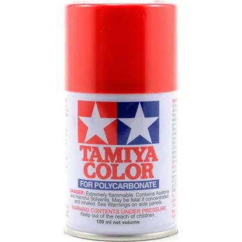 Tamiya (PS34) Tamiya barva ve spreji Bright Red (světle červená)