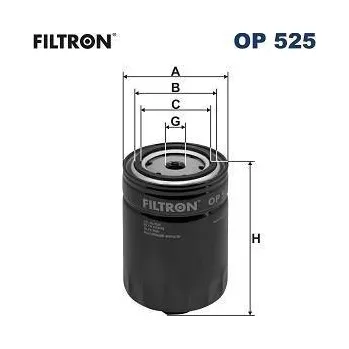 Filtr do auta FILTRON Olejový filtr FI OP525T