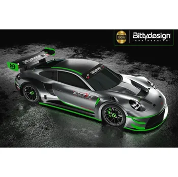 RC náhradní díl Bittydesign (BDGT-190PGT3R) Karoserie čirá P-GT3R 190mm