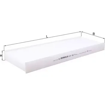 Kabinový filtr KNECHT Filtr vzduchu v interiéru KNC LA 42/1